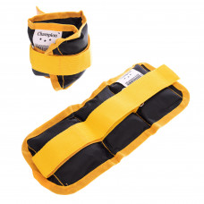 Обважнювачі-манжети для рук і ніг Zelart ZA-2072-1 2x0,5кг жовтий