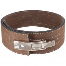 Пояс для пауерліфтингу з шкіряним карабіном VELO ZB-5784 ширина-10см розмір-S-XXL коричневий