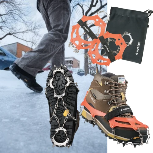 Безпека з антиковзаючими льодоступами Outtec