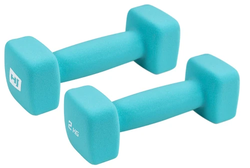 Набір гантелей квадратного неопрену 2х2 кг