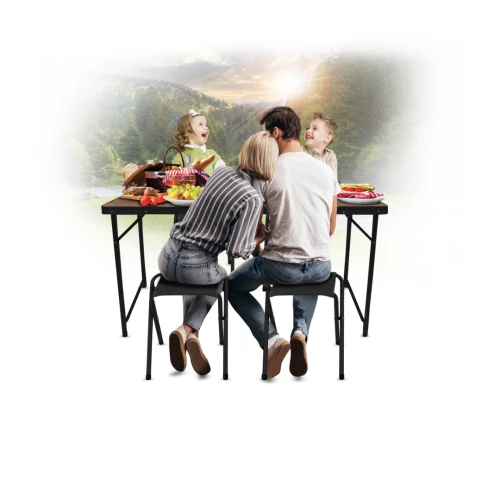 Стіл туристичний розкладний Outtec з 4 стільцями