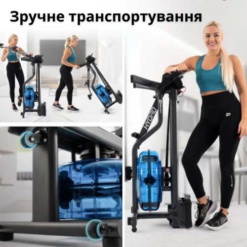 Складывающаяся конструкция гребного тренажера