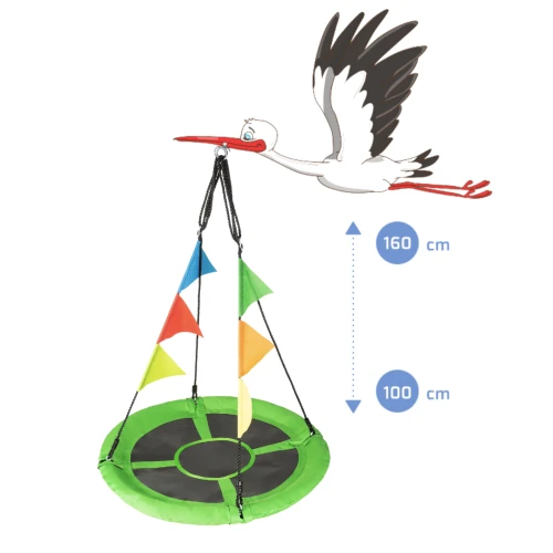 Основні переваги гойдалки гніздо