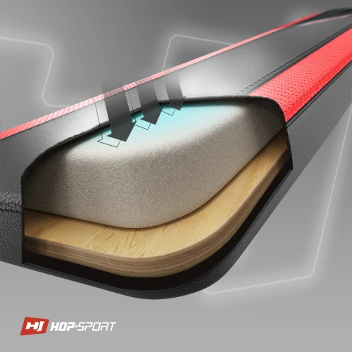 Поперечное сечение скамейки