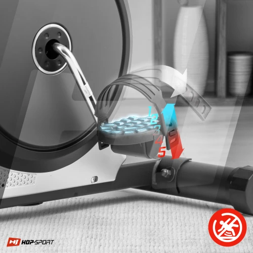 Противоскользящие педали с фиксирующими ремнями