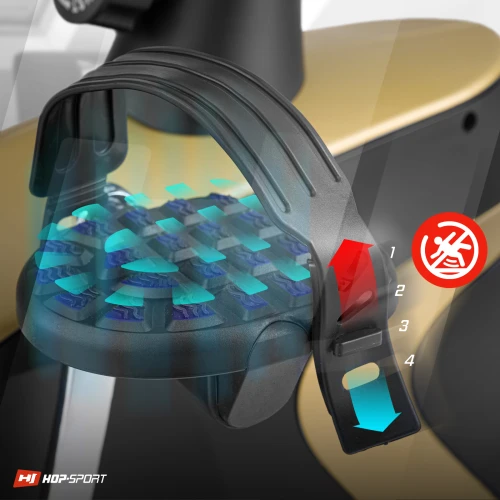 Нековзні педалі з фіксуючими ременями