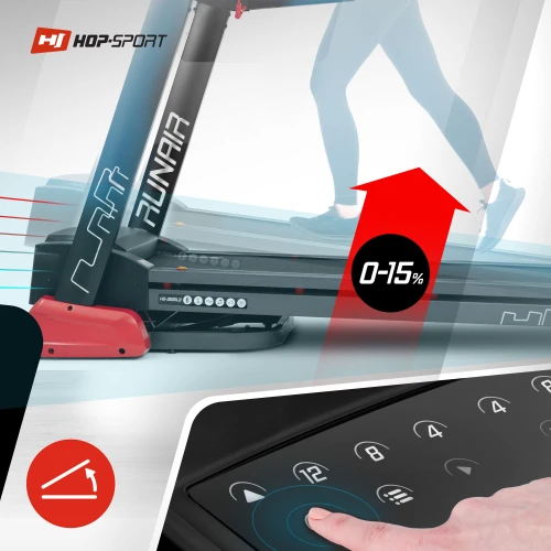 Регулировка угла наклона бегового полотна