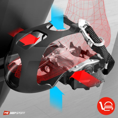 Педали с ремнями безопасности