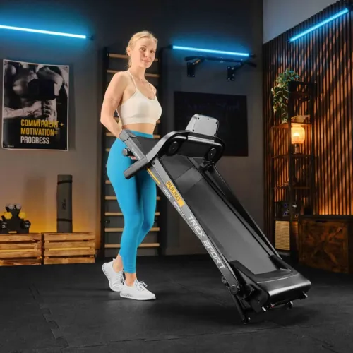 Удобство хранения и транспортировки с беговой дорожкой PULSO