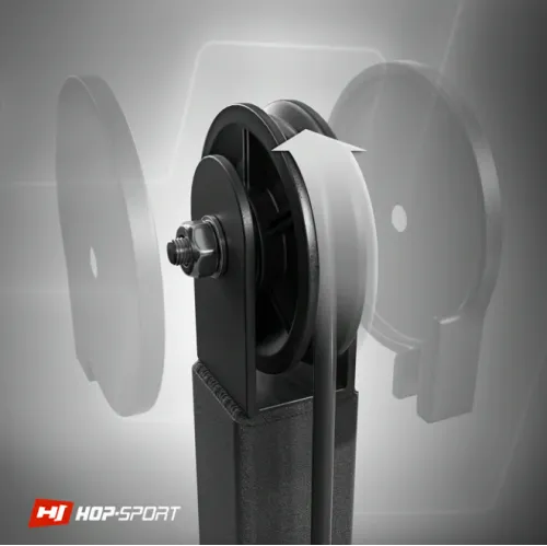 Система канатов и шкивов: